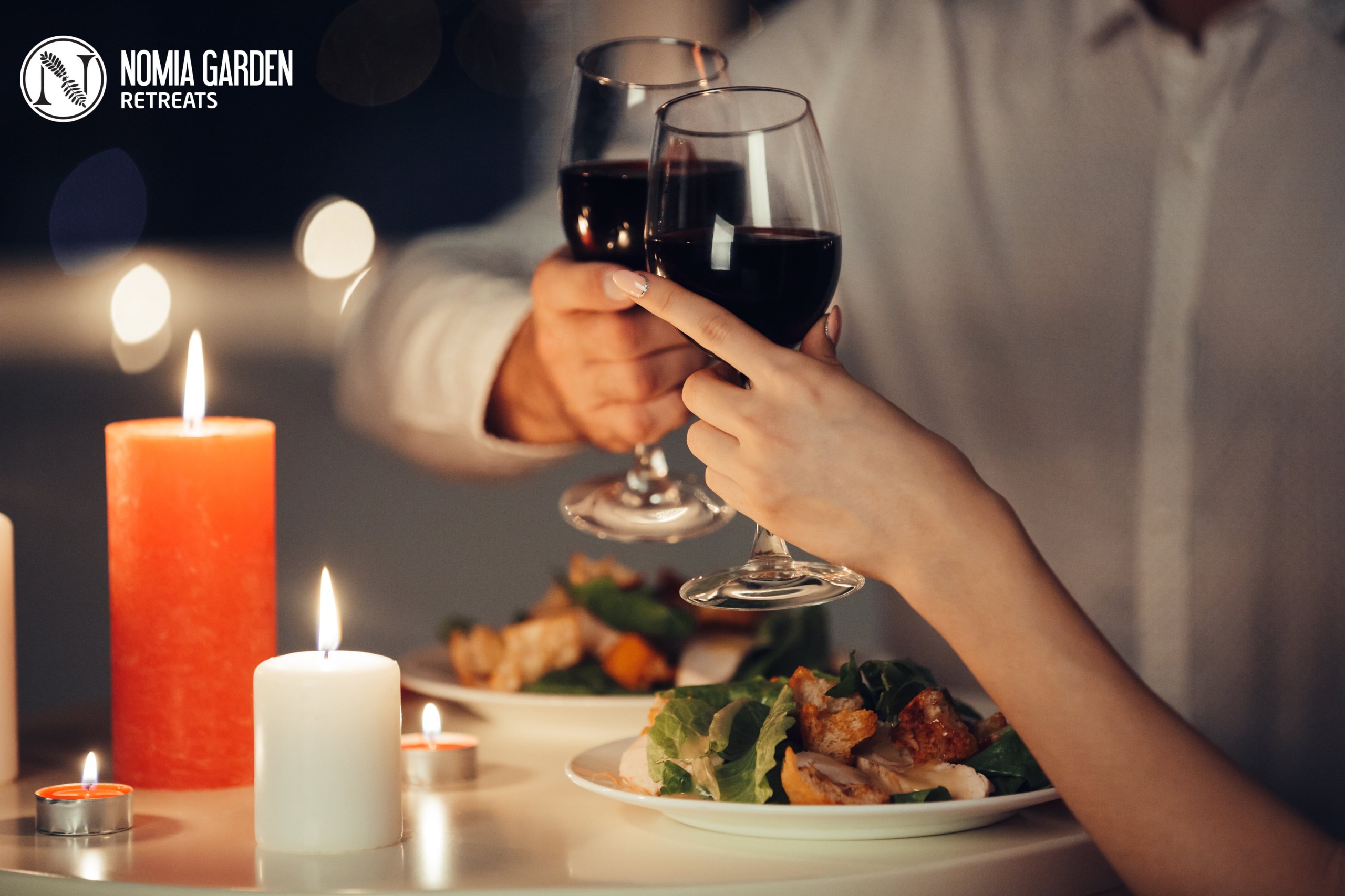 Bữa tối l&atilde;ng mạn tại Nomia Garden Retreats